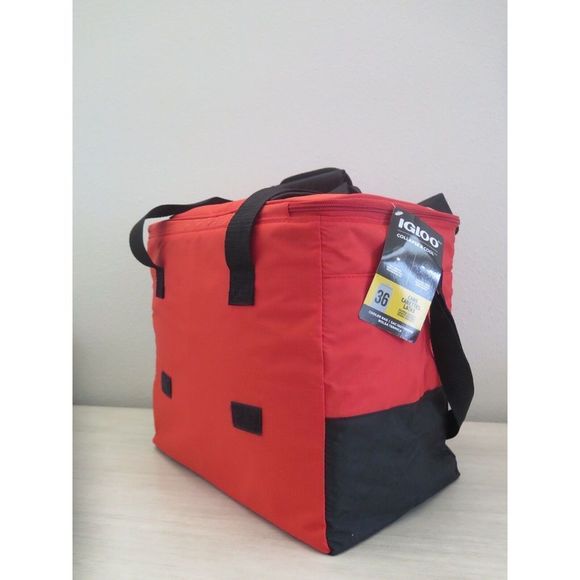 Igloo 4904001 Collapse & Cool Red/Black 36 Can Cooler Bag - Picture 3 of 11